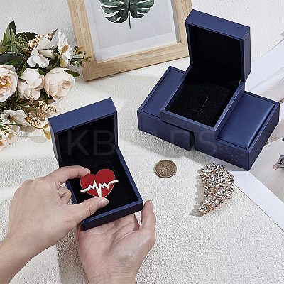 PU Leather Brooches Package Boxes CON-WH0086-232A-1