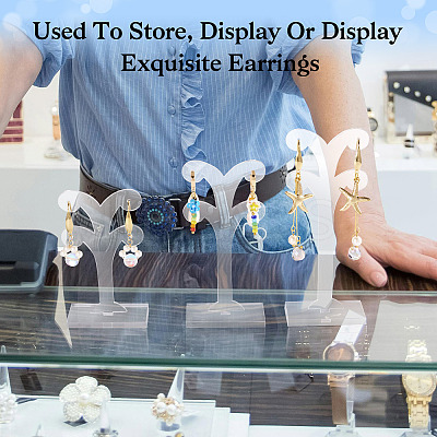 1 Set Acrylic Earring Display Tower Set EDIS-TA0001-003C-1