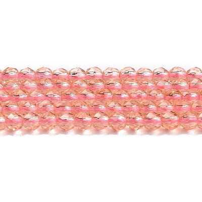 Transparent Glass Beads Strands GLAA-H021-04-27-1