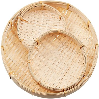 Bamboo Colander Bamboo Sieve AJEW-GA0002-18-1
