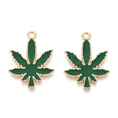 Alloy Enamel Pendants X1-PALLOY-E028-14B-03-1
