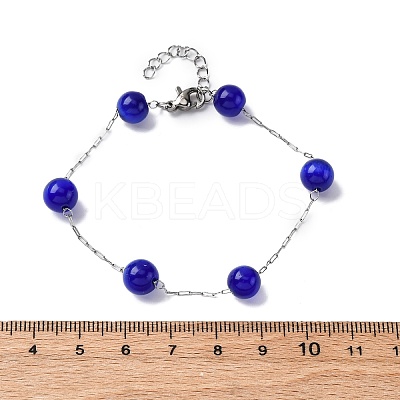304 Stainless Steel Cable Chain Bracelets BJEW-C094-01P-02-1