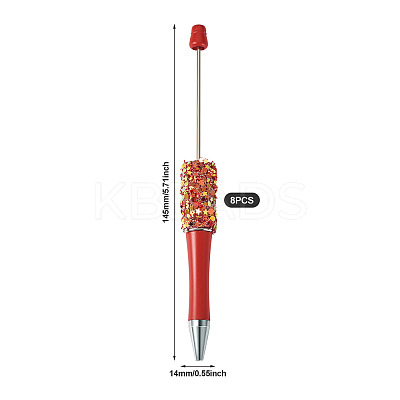 8Pcs Star Sequin Ball-Point Pen FIND-TA0006-15C-1