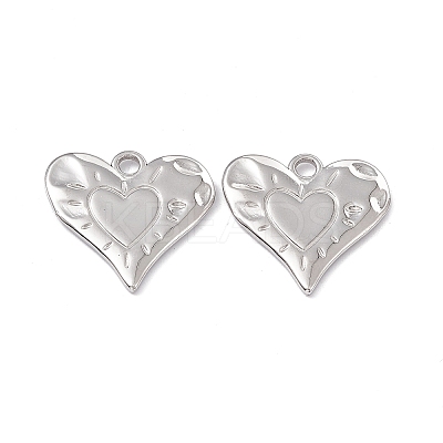 Non-Tarnish 304 Stainless Steel Pendants STAS-B031-32P-1