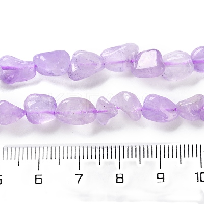 Natural Lavender Amethyst(Dyed & Heated) Beads Strands G-P497-01C-44-1