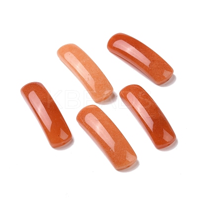 Natural Red Aventurine Connector Charms G-D460-02K-1