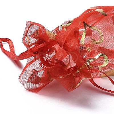 Organza Drawstring Jewelry Pouches OP-I001-B05-1