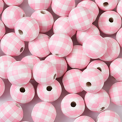 Natural Wooden Beads WOOD-TAC0010-05D-1