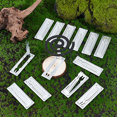 30Pcs Iron Mosquito Coil Findings FIND-CN0001-79A-1