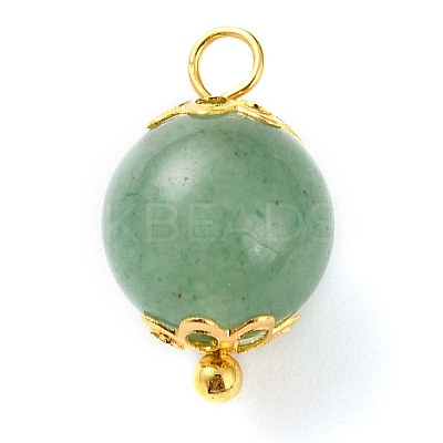 Natural Lapis Lazuli & Red Agate & Green Aventurine & Rose Quartz & Tiger Eye Pendants X-PALLOY-JF00580-1