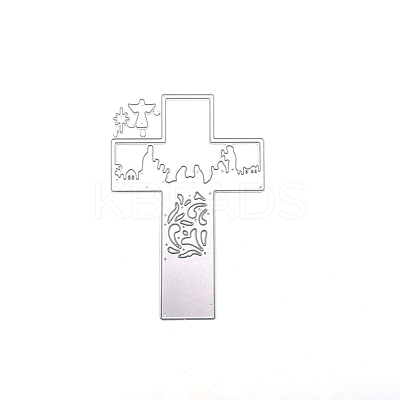 Religion Cross & Angel Carbon Steel Cutting Dies Stencils PW-WG17303-01-1