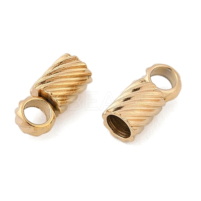 Ion Plating(IP) 304 Stainless Steel Cord Ends STAS-Z084-07G-01-1