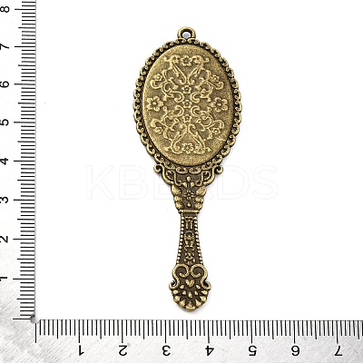 Glass Mirror Pendants FIND-Z073-04AB-1