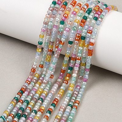 Cubic Zirconia Beads Strands ZIRC-P125-2x3mm-05-1