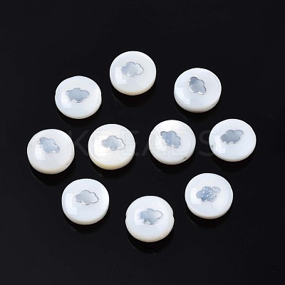 Natural Freshwater Shell Beads SHEL-N003-22-07P-1