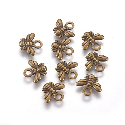 Tibetan Style Alloy Charms TIBEP-A123292-AB-FF-1
