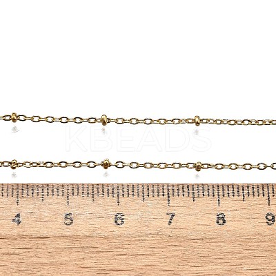 304 Stainless Steel Cable Chain Necklaces NJEW-P147-06G-1