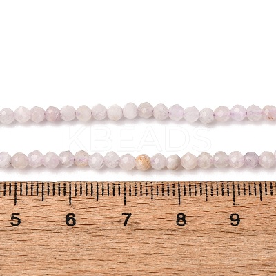 Faceted Natural Lilac Jade Beads Strands G-RM241221-B1-1