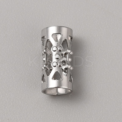 Stainless Steel Hollow Tube Beads STAS-WH0017-043P-1