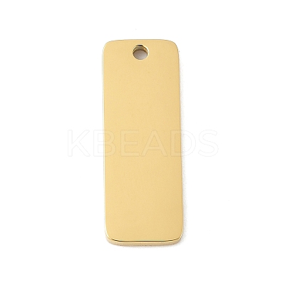 304 Stainless Steel Mirror Polished Finish Stamping Blank Tag Pendants STAS-D365-04G-1