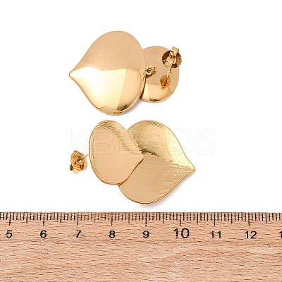 304 Stainless Steel Stud Earrings SA-CBAF756-01G-1