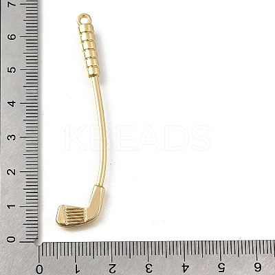 Alloy Sports Equipment Pendants LS-PALLOY-R157-05G-01-1
