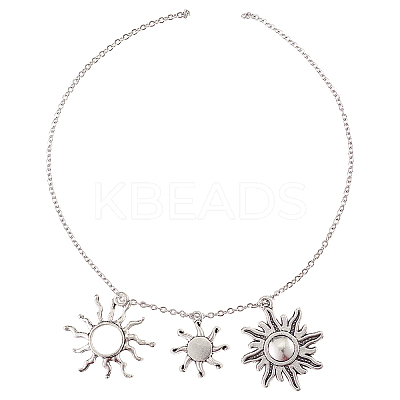 100Pcs 10 Styles Tibetan Style Alloy Charms TIBEP-CJ0001-59-1