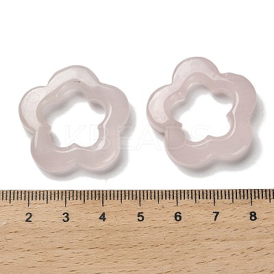 Natural Rose Quartz Cabochons G-Q190-05B-1