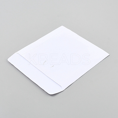 Square Paper CD Storage Bags with Round PP Plastic Visible Window ABAG-WH20001-28-1