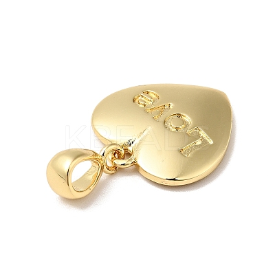 Rack Plating Brass Pendants KK-H431-31G-1