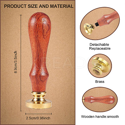 Wax Seal Stamp Set AJEW-WH0208-858-1