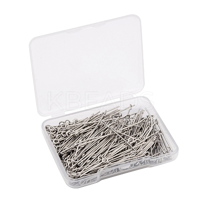 395Pcs 8 Style 304 Stainless Steel Eye Pins STAS-FS0001-21-1