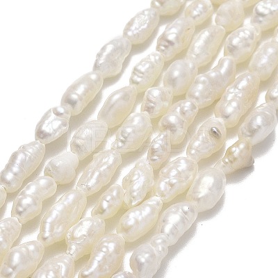 Natural Cultured Freshwater Pearl Beads Strands PEAR-J006-07A-1