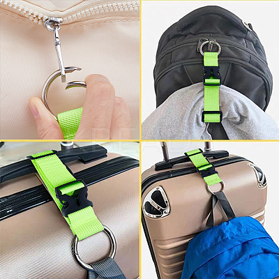 Nylon Adjustable Add-A-Bag Luggage Straps FIND-WH0111-440B-1