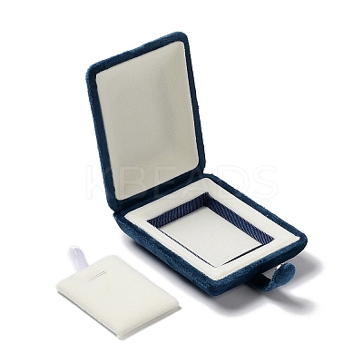 Rectangle Velvet Necklace Boxes VBOX-C001-03A-1