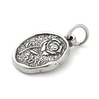316 Surgical Stainless Steel Pendants STAS-A123-14AS-1