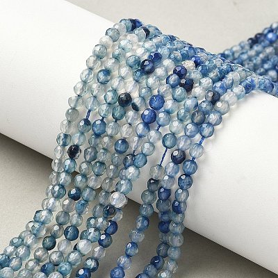 Natural Agate Beads Strands X-G-E469-12W-1