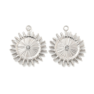 304 Stainless Steel Pendants STAS-L278-014P-1