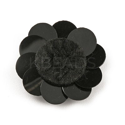 Flower Shape PVC Sequin/Paillette Beading Appliques DIY-WH0308-287F-1