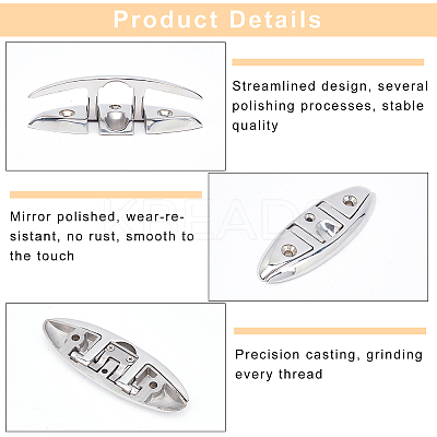 316 Stainless Steel Flagpole Hook AJEW-WH0181-30-1