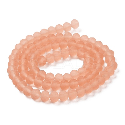 Transparent Glass Beads Strands EGLA-A034-T4mm-MD21-1