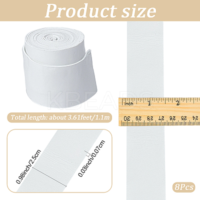 PU Leather Anti-slip Badminton Tennis Racket Grip Tape DIY-SP0005-45D-1