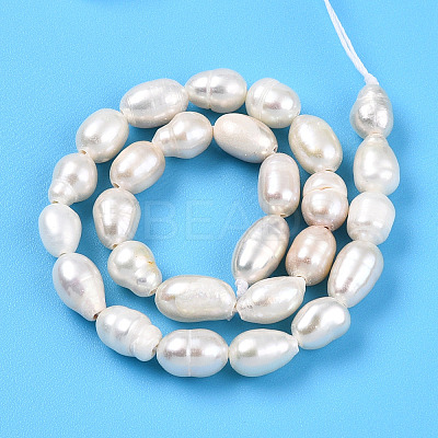 Natural Cultured Freshwater Pearl Beads Strands PEAR-N012-04U-1