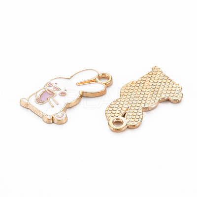 Alloy Enamel Pendants ENAM-N054-66E-NR-1