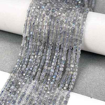 Natural Labradorite Beads Strands G-L597-A01-01-1