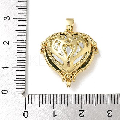 Brass Micro Pave Cubic Zirconia Pendants KK-U046-11G-01-1
