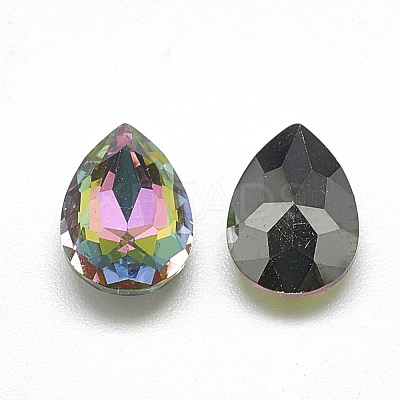 DIY Pointed Back K9 Glass Rhinestone Cabochons RGLA-T052-7x10mm-03-1