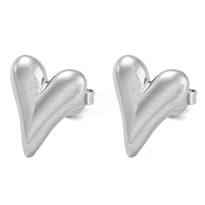 Non-Tarnish 304 Stainless Steel Stud Earrings EJEW-M233-18P-1