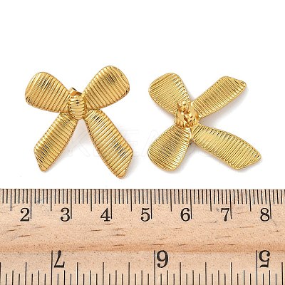 304 Stainless Steel Stud Earrings for Women LS-EJEW-F379-02G-1