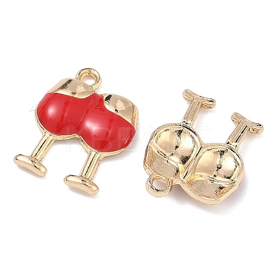 Alloy Enamel Pendants FIND-B061-03G-04-1